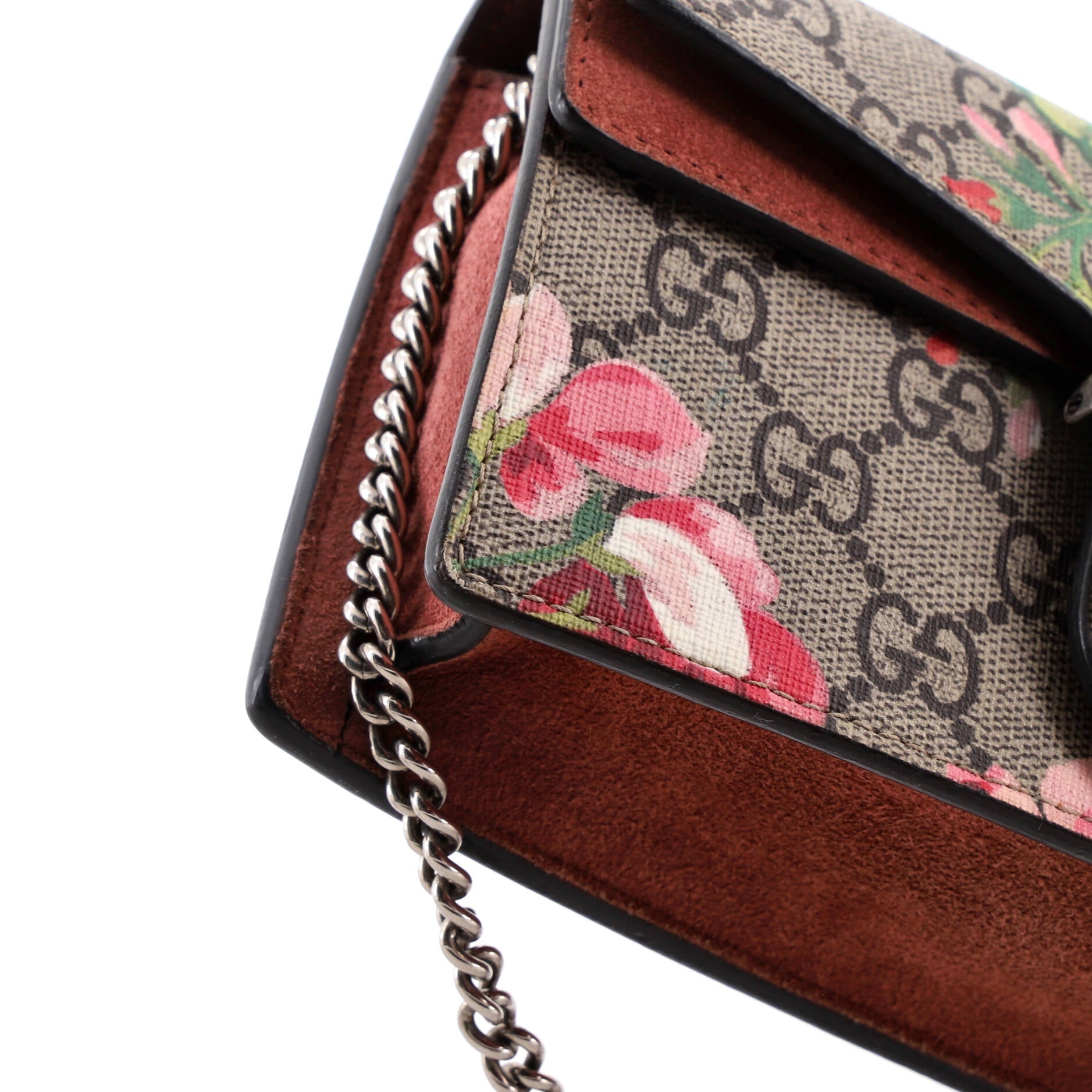 Dionysus Bag Blooms Print GG Coated Canvas Super Mini