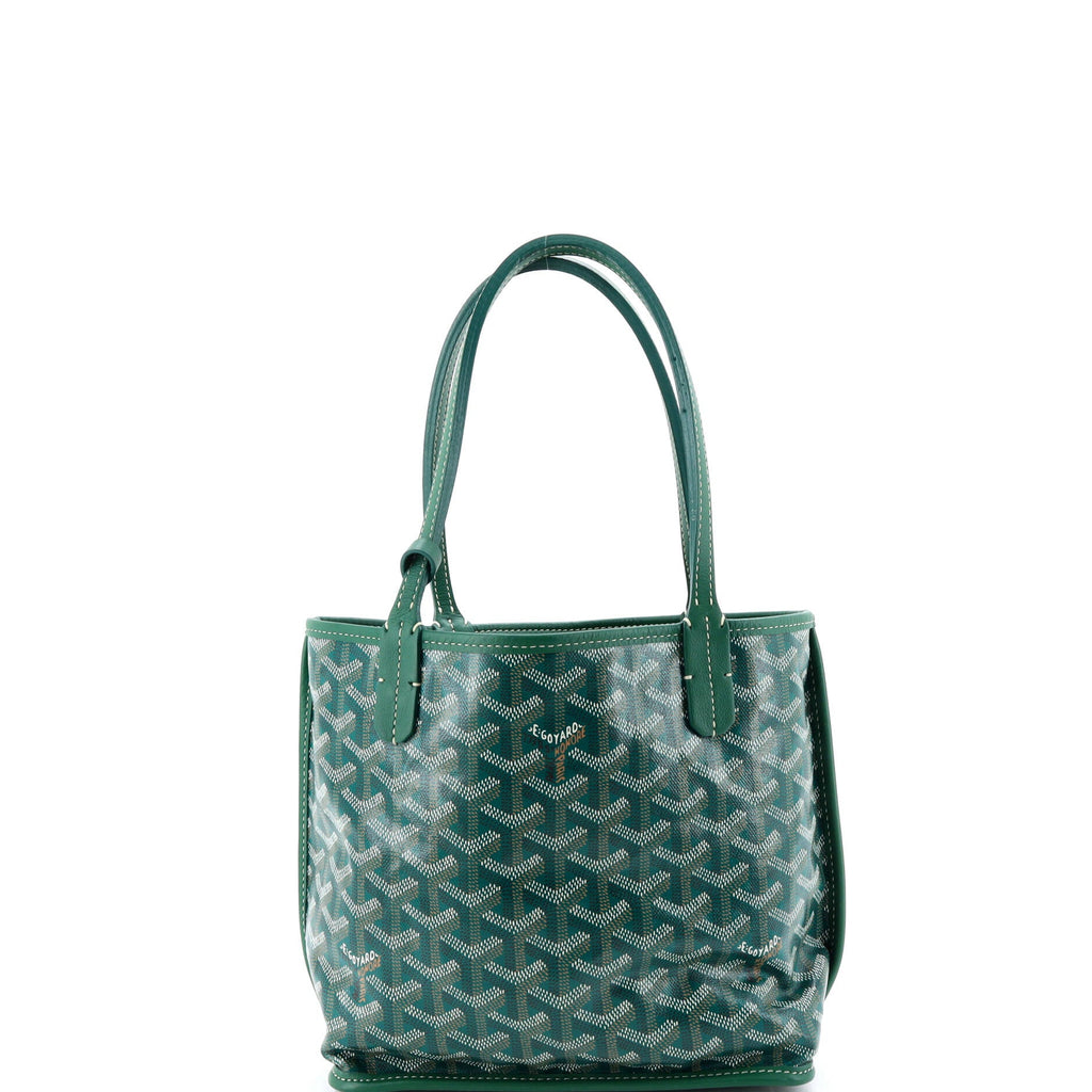 Anjou Reversible Tote Coated Canvas Mini