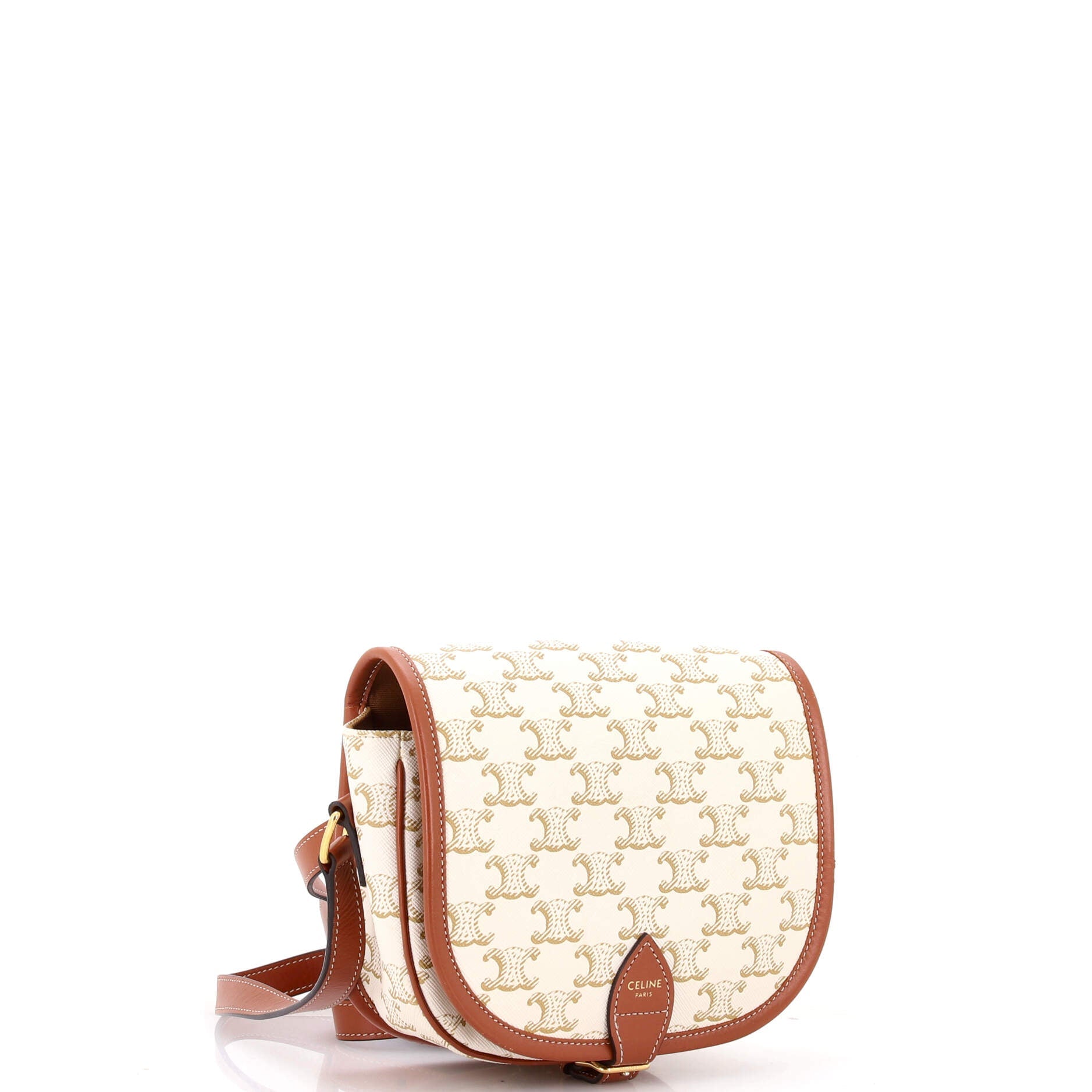 Folco Bag Triomphe Coated Canvas Medium