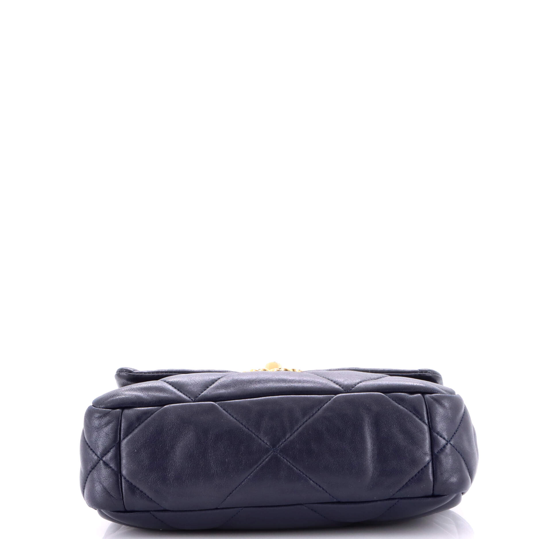 19 Flap Bag Quilted Leather Medium