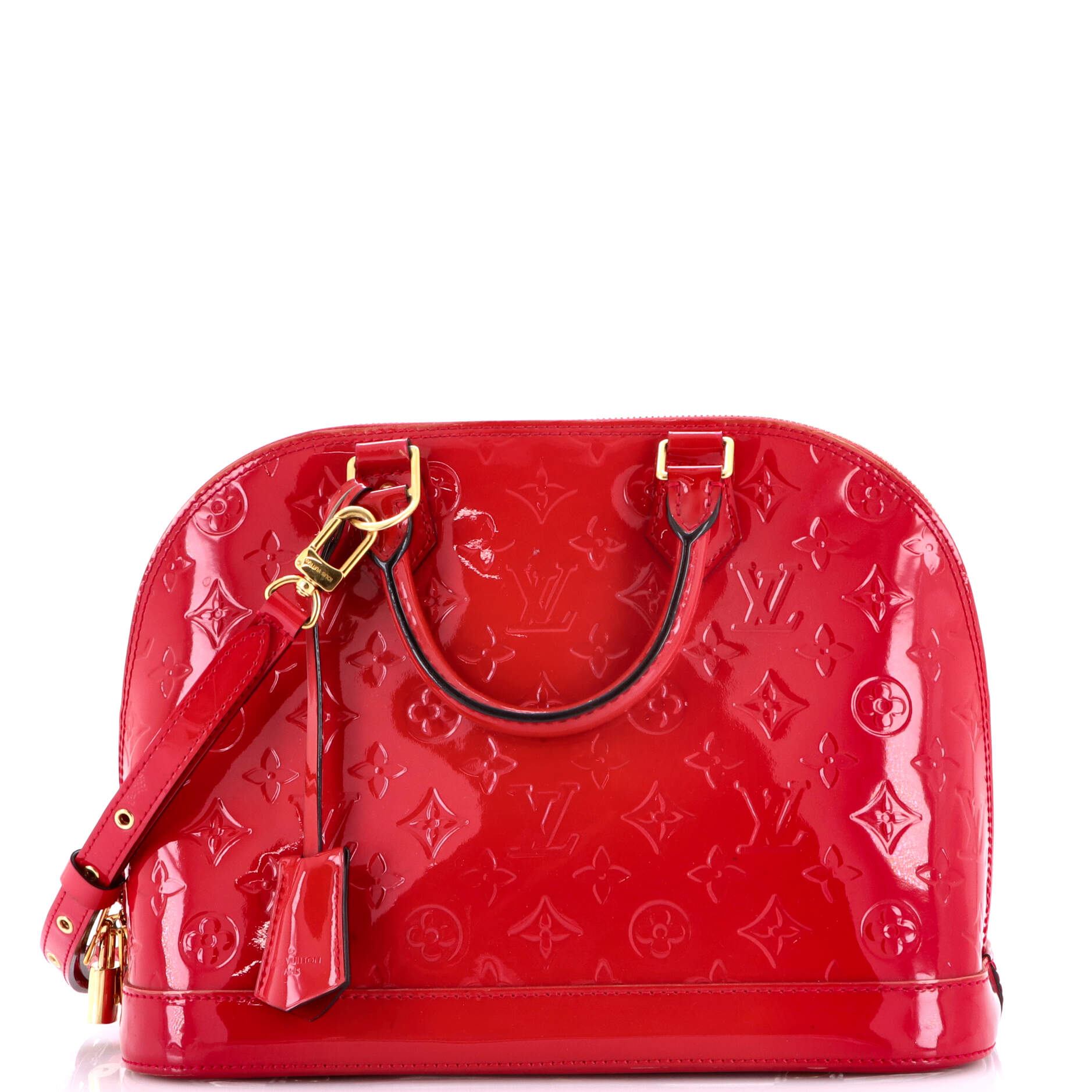 Alma Handbag Monogram Vernis PM