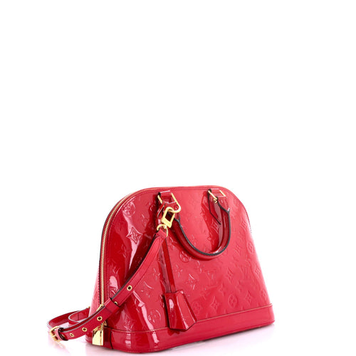 Alma Handbag Monogram Vernis PM