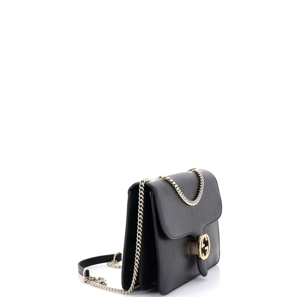 Interlocking Shoulder Bag Leather Medium