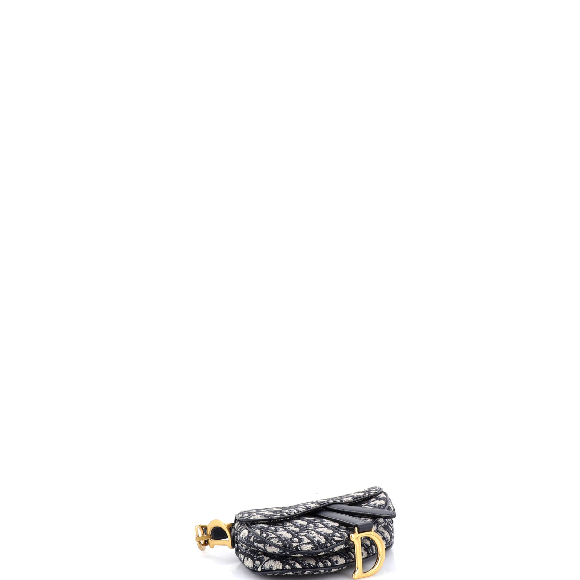 Saddle Handbag Oblique Canvas Mini
