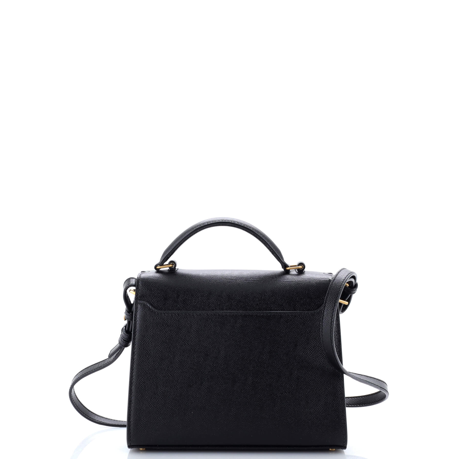 Cassandra Top Handle Bag Leather Mini