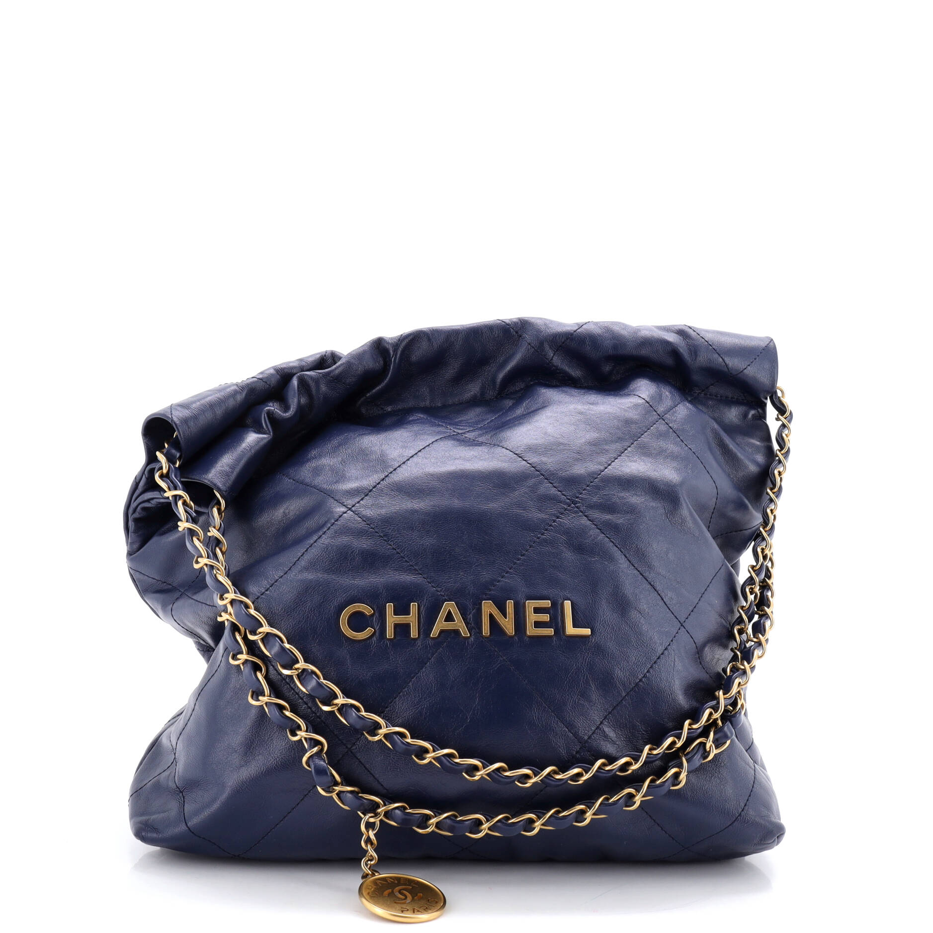 22 Chain Hobo Quilted Calfskin Small