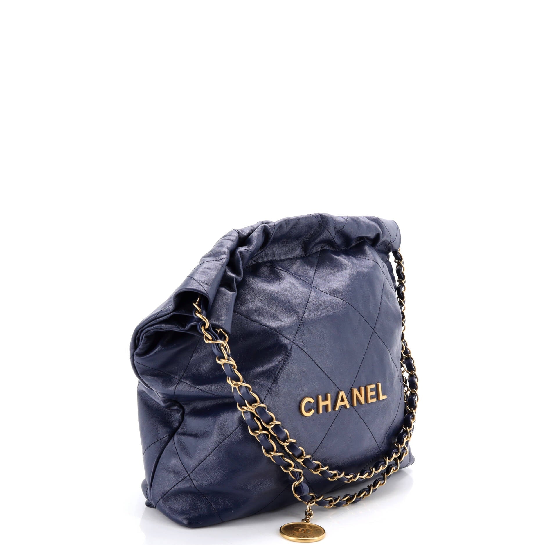 22 Chain Hobo Quilted Calfskin Small