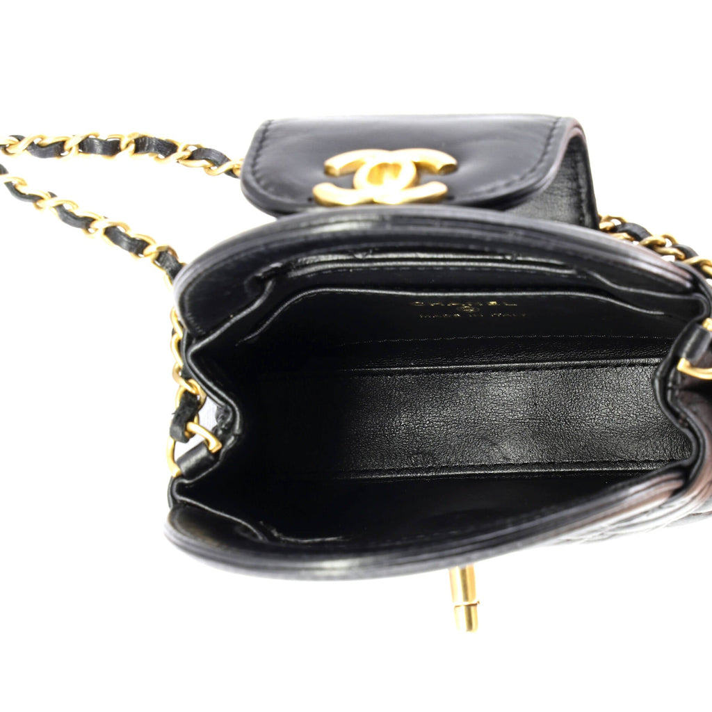 Kelly Top Handle Shopping Bag Quilted Shiny Aged Calfskin Nano
