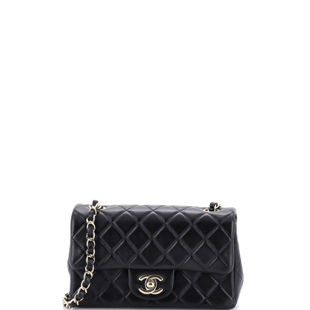 Classic Single Flap Bag Quilted Lambskin Mini