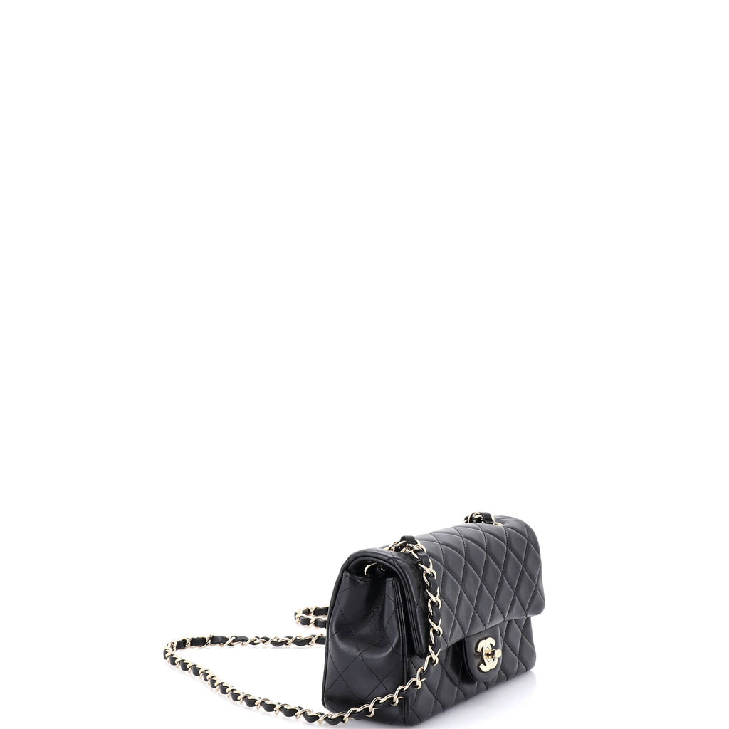 Classic Single Flap Bag Quilted Lambskin Mini