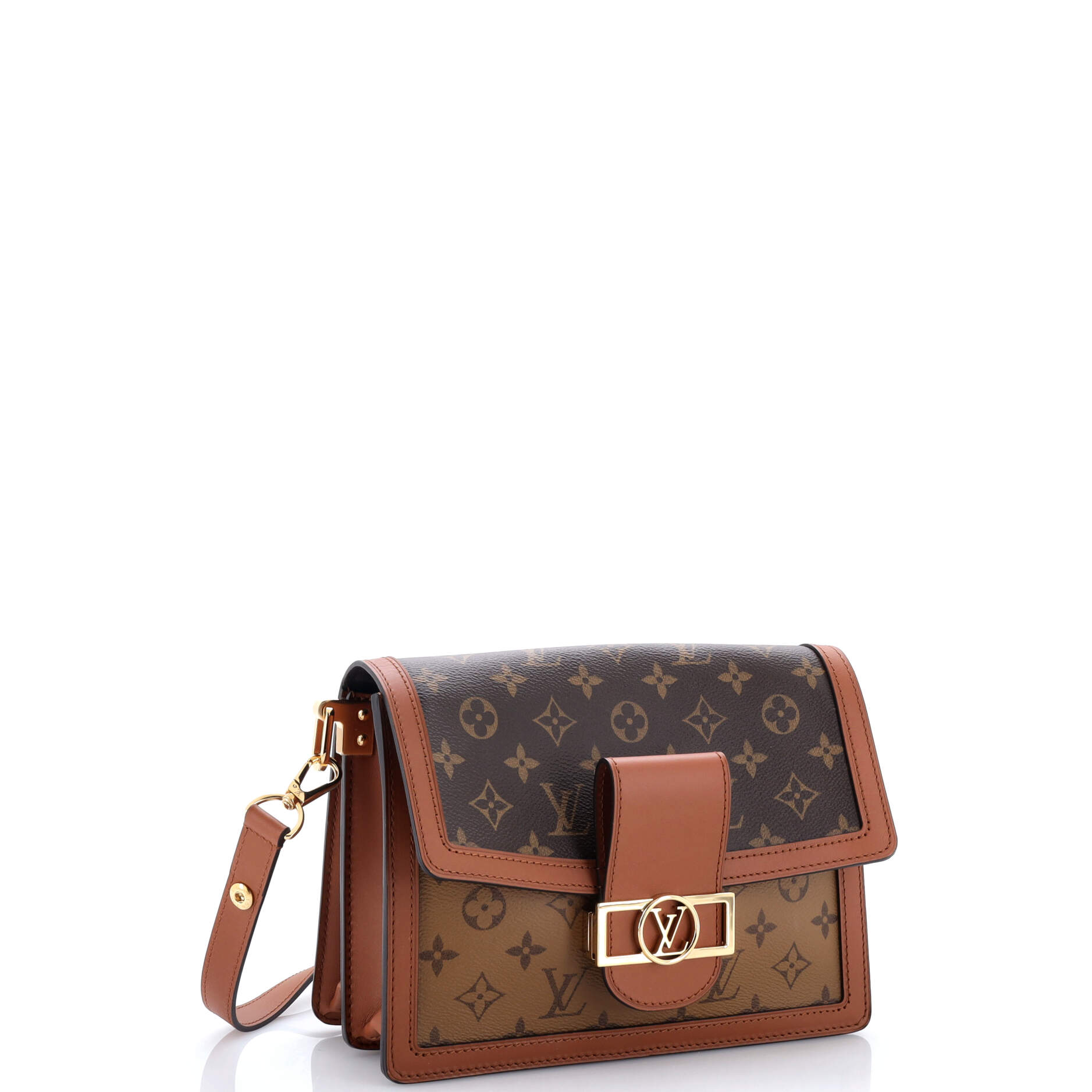 Dauphine Shoulder Bag Reverse Monogram Canvas MM
