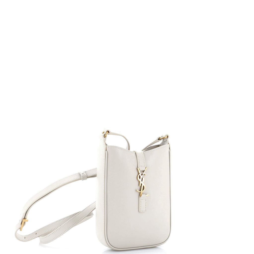 Le 5 a 7 Vertical Shoulder Bag Leather Mini