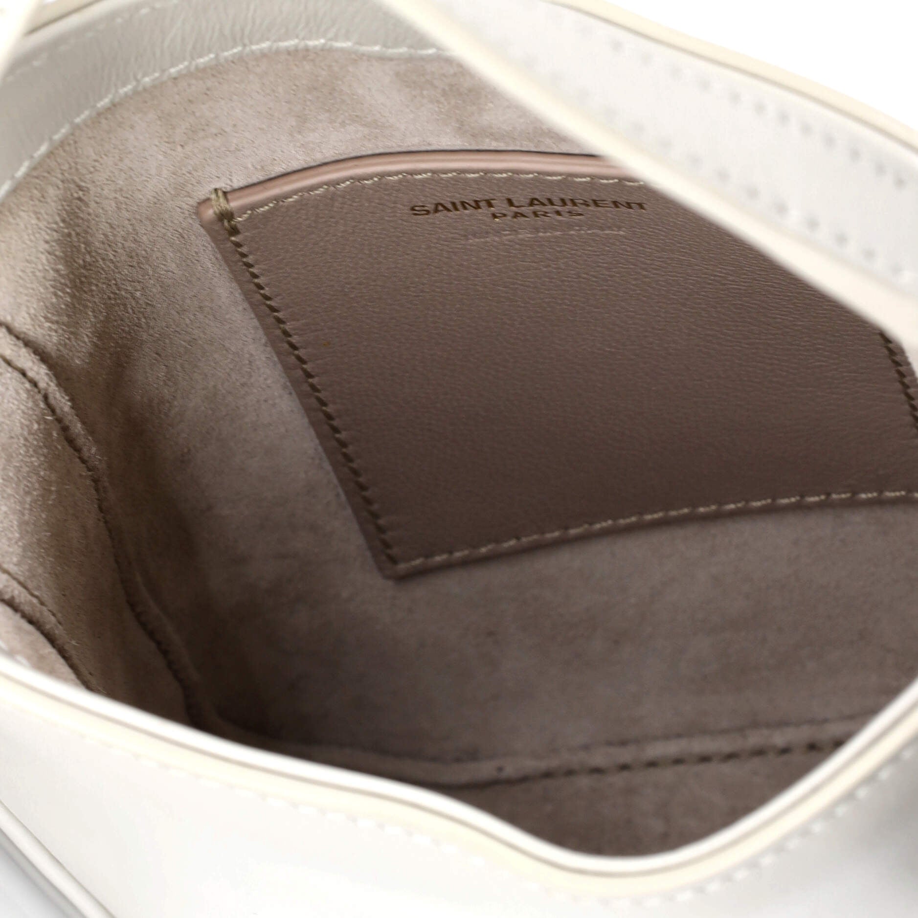 Le 5 a 7 Vertical Shoulder Bag Leather Mini