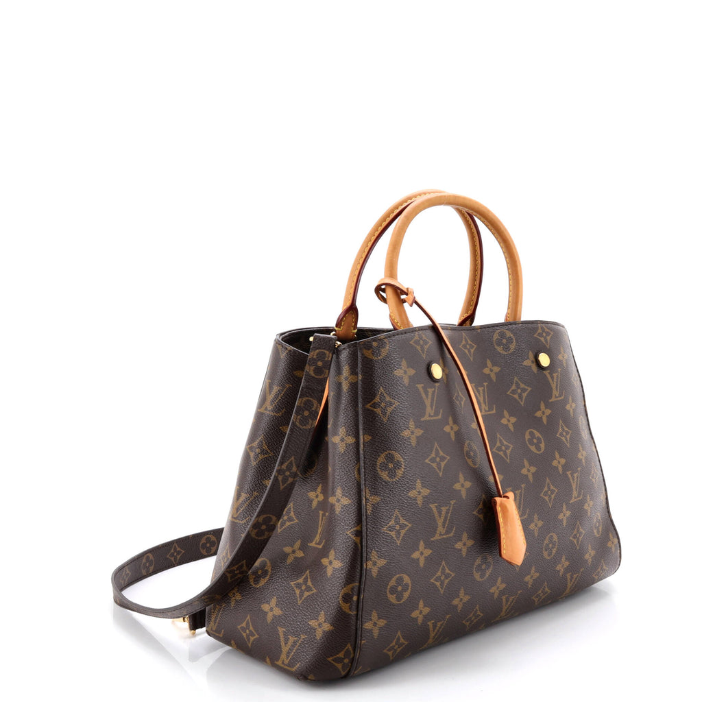 Montaigne Handbag Monogram Canvas MM