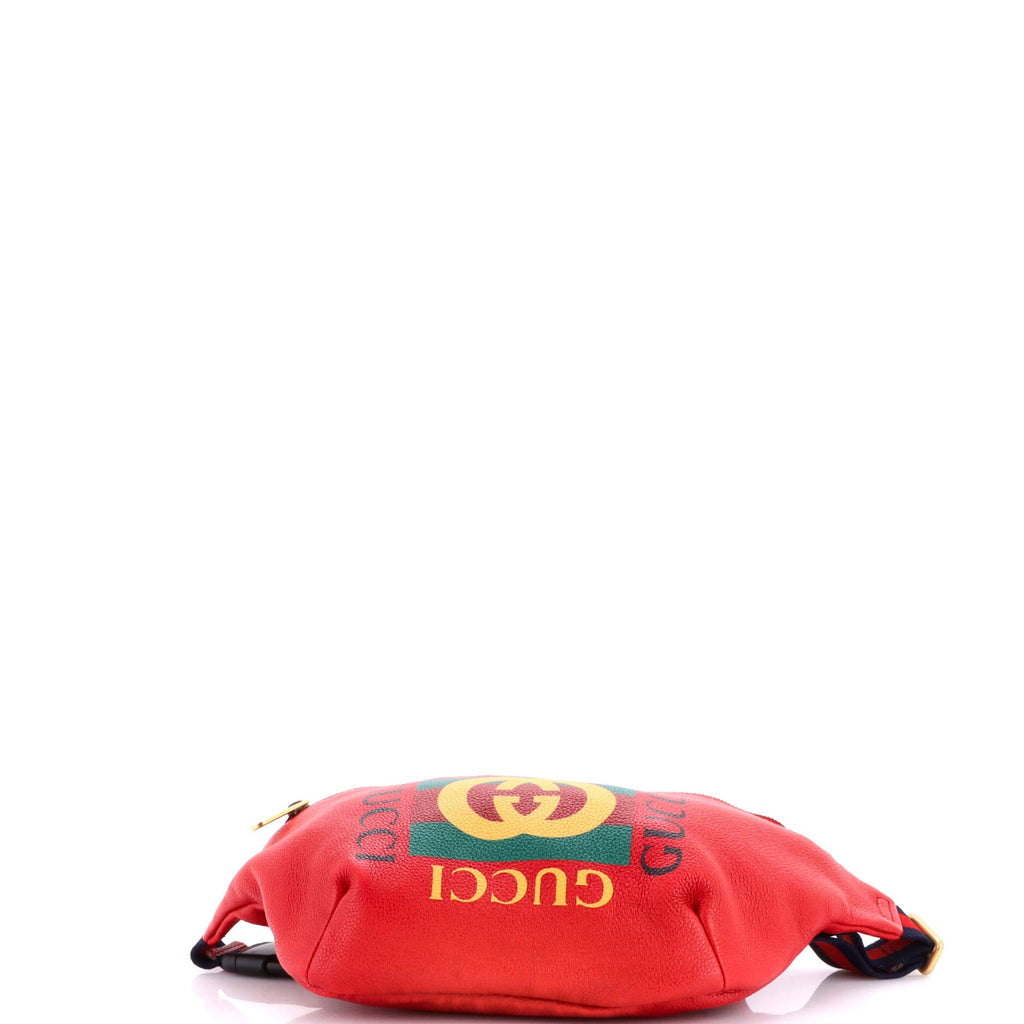 Logo Belt Bag Printed Leather Medium