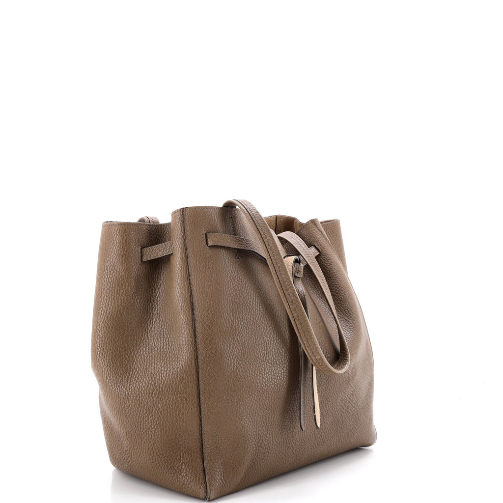 Phantom Tie Cabas Tote Leather Medium