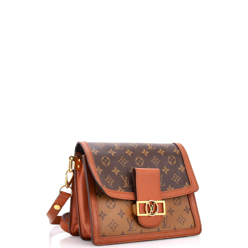 Dauphine Shoulder Bag Reverse Monogram Canvas MM