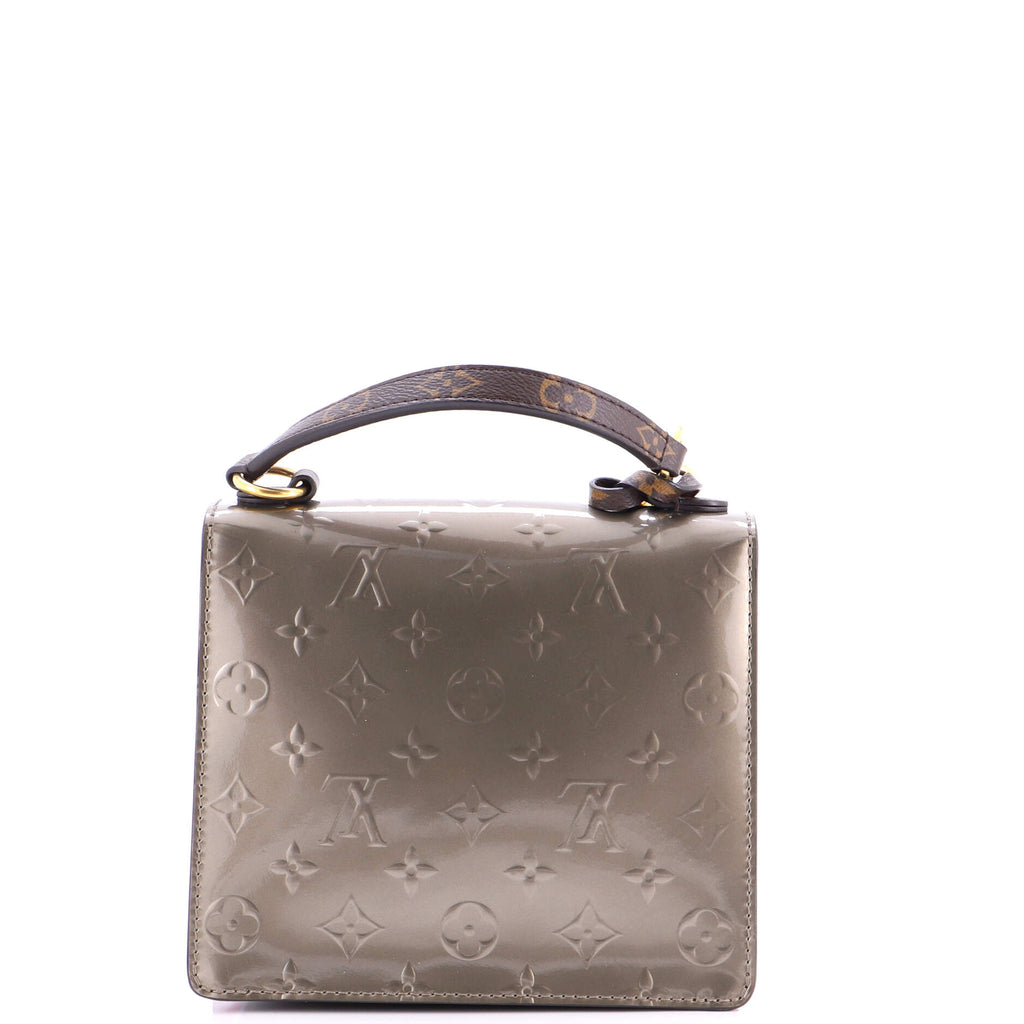 Spring Street NM Handbag Monogram Vernis with Monogram Canvas