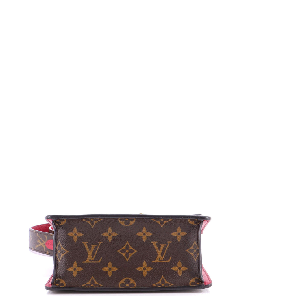Spring Street NM Handbag Monogram Vernis with Monogram Canvas