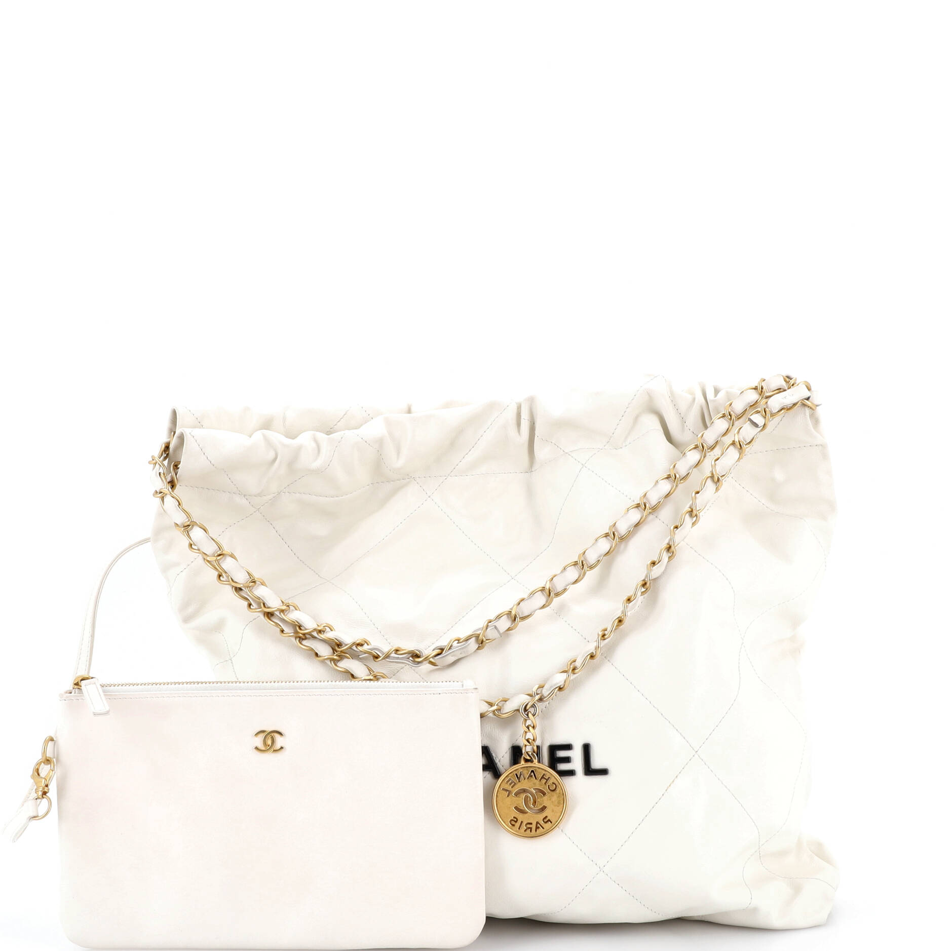 22 Chain Hobo Quilted Calfskin Medium