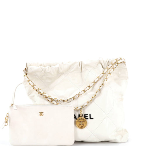 22 Chain Hobo Quilted Calfskin Medium