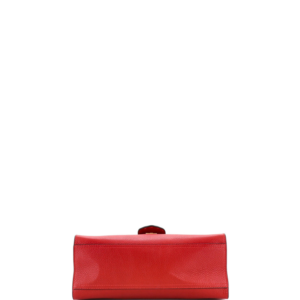 GG Marmont Top Handle Bag Leather Small