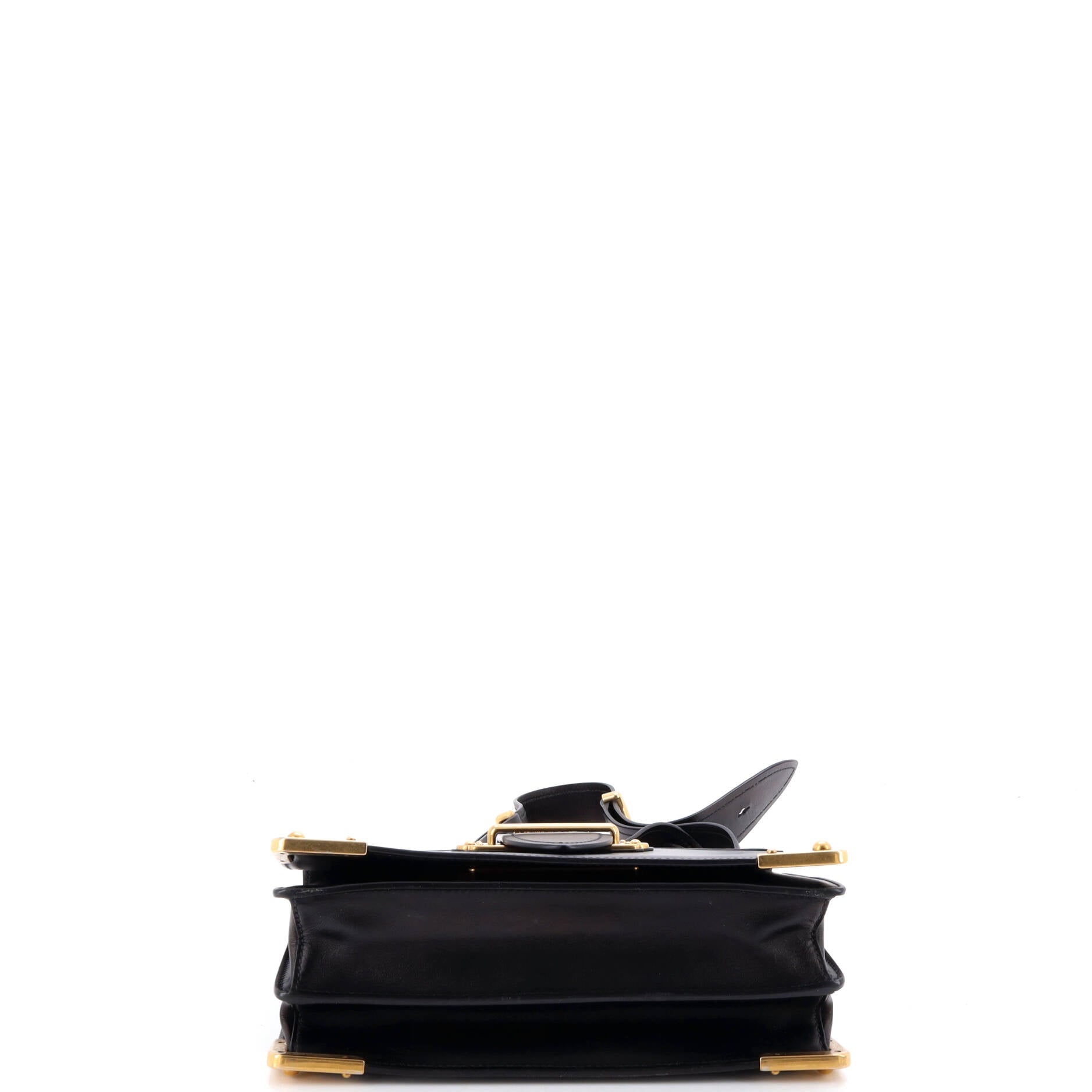 Cahier Crossbody Bag Leather and Saffiano Leather Large