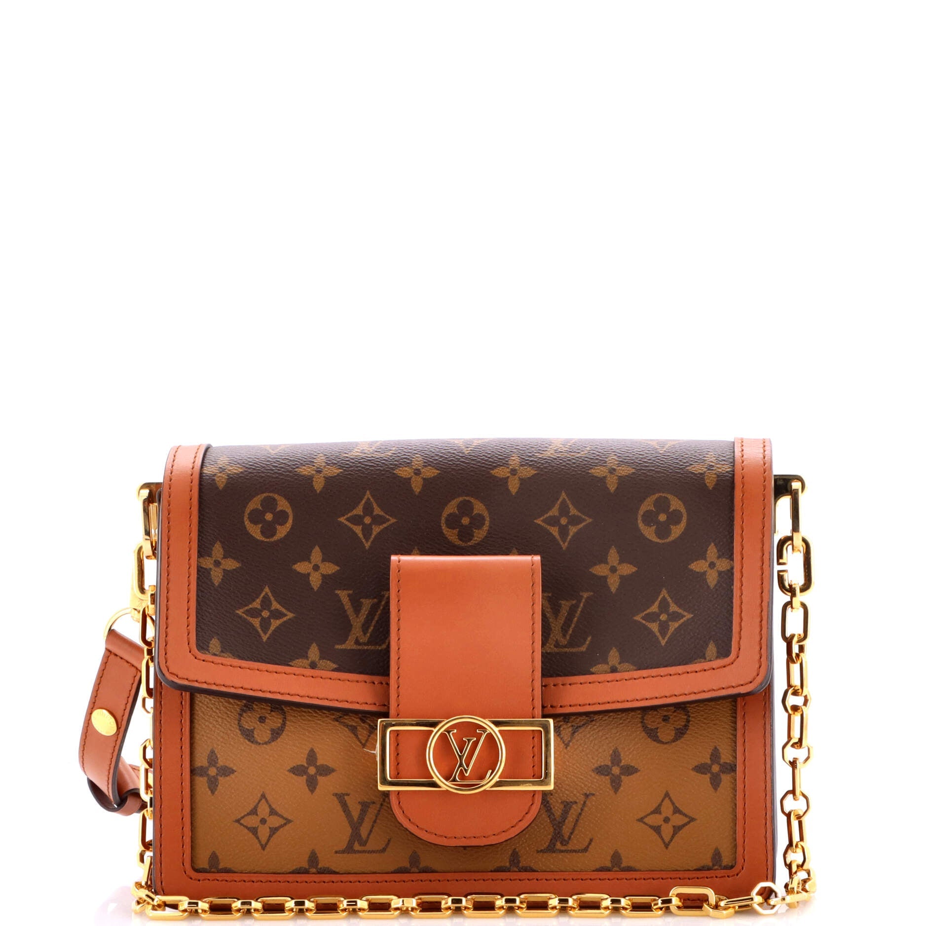 Dauphine Shoulder Bag Reverse Monogram Canvas MM