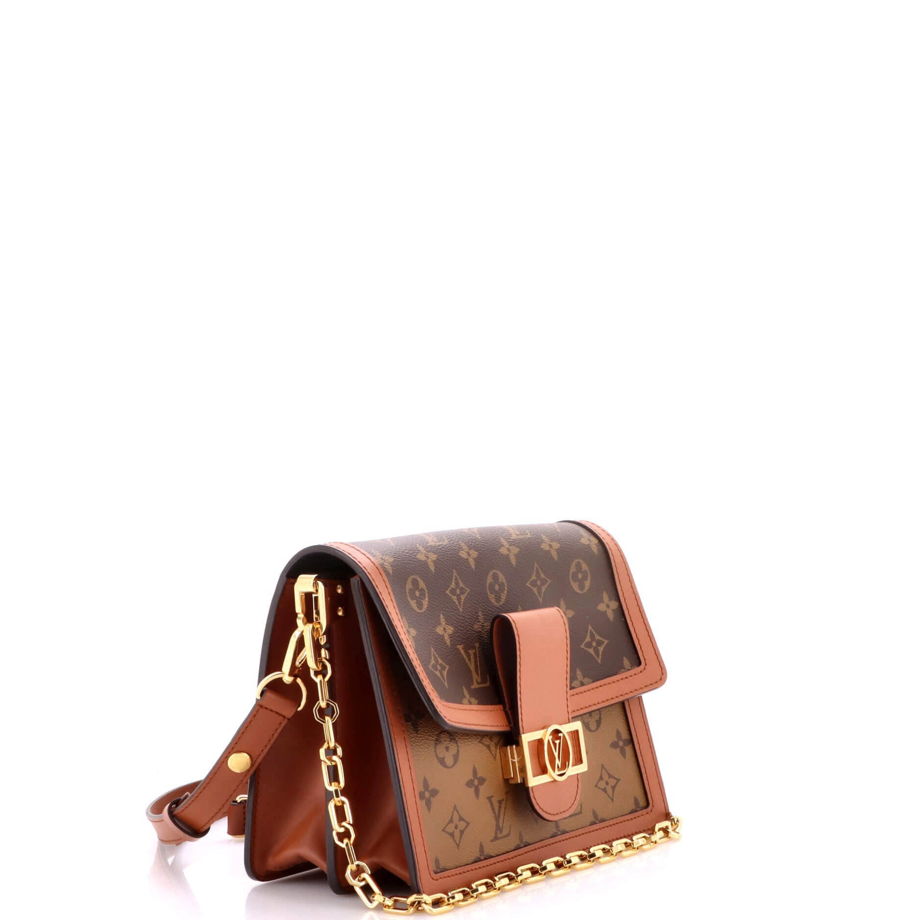 Dauphine Shoulder Bag Reverse Monogram Canvas MM