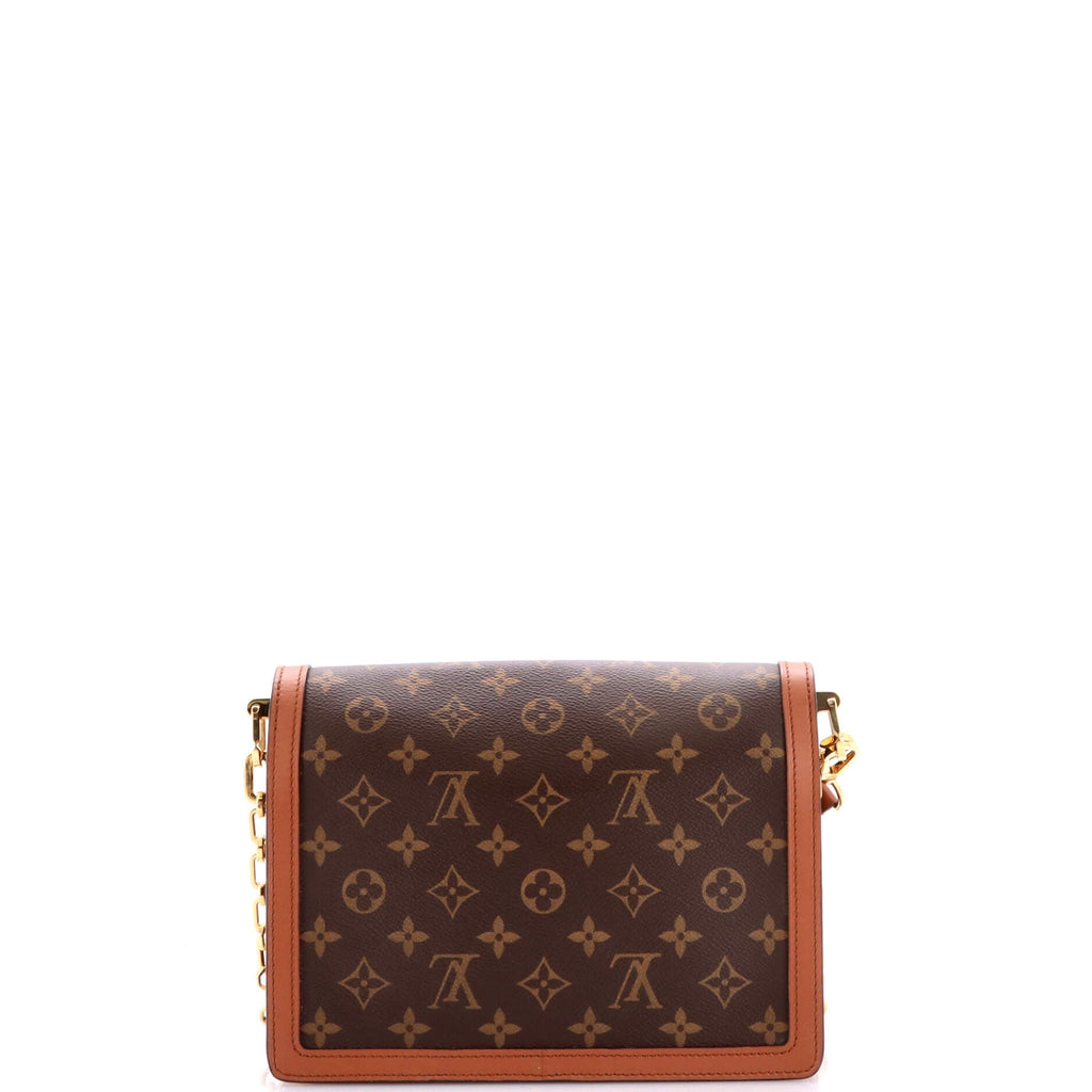 Dauphine Shoulder Bag Reverse Monogram Canvas MM