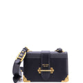 Cahier Crossbody Bag Leather and Saffiano Leather Large