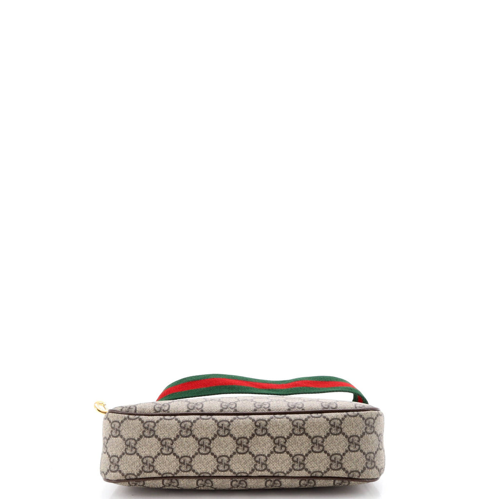 Ophidia Charm Shoulder Bag GG Coated Canvas Small