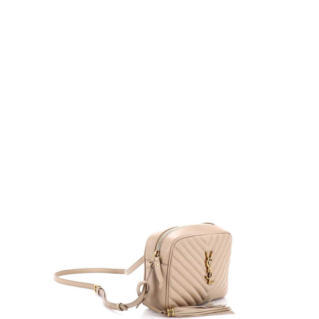 Lou Camera Bag Matelasse Chevron Leather Small