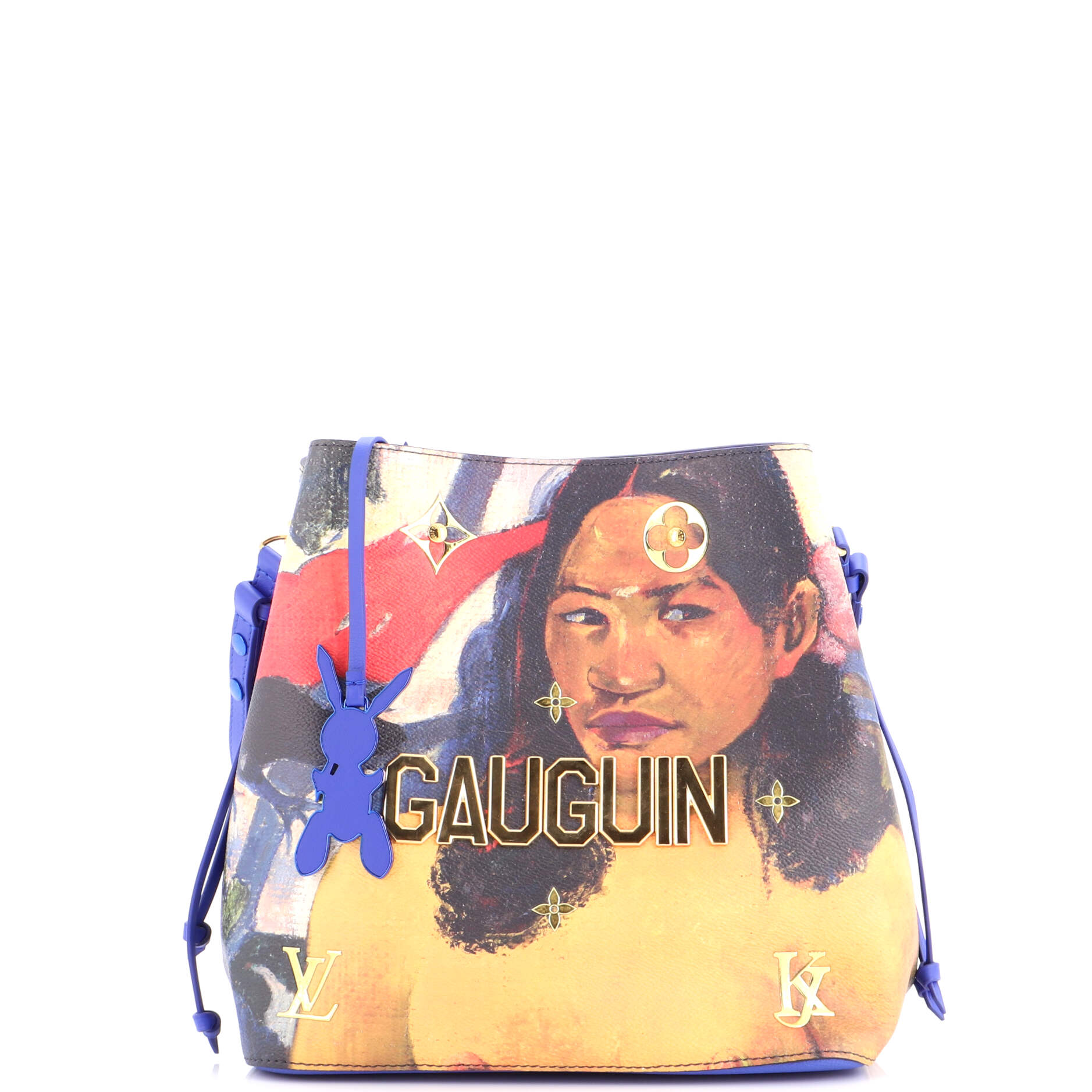 NeoNoe Handbag Limited Edition Jeff Koons Gauguin Print Canvas