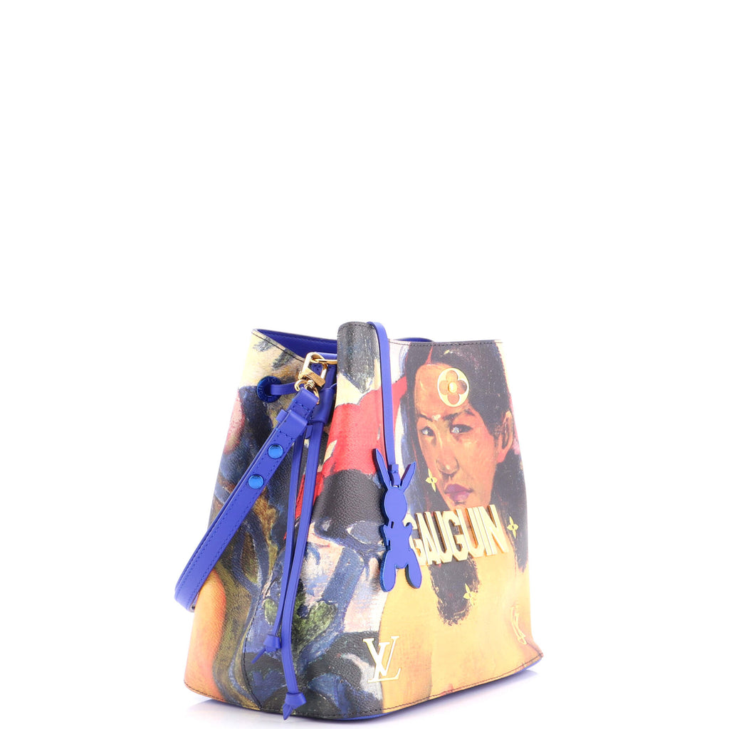 NeoNoe Handbag Limited Edition Jeff Koons Gauguin Print Canvas