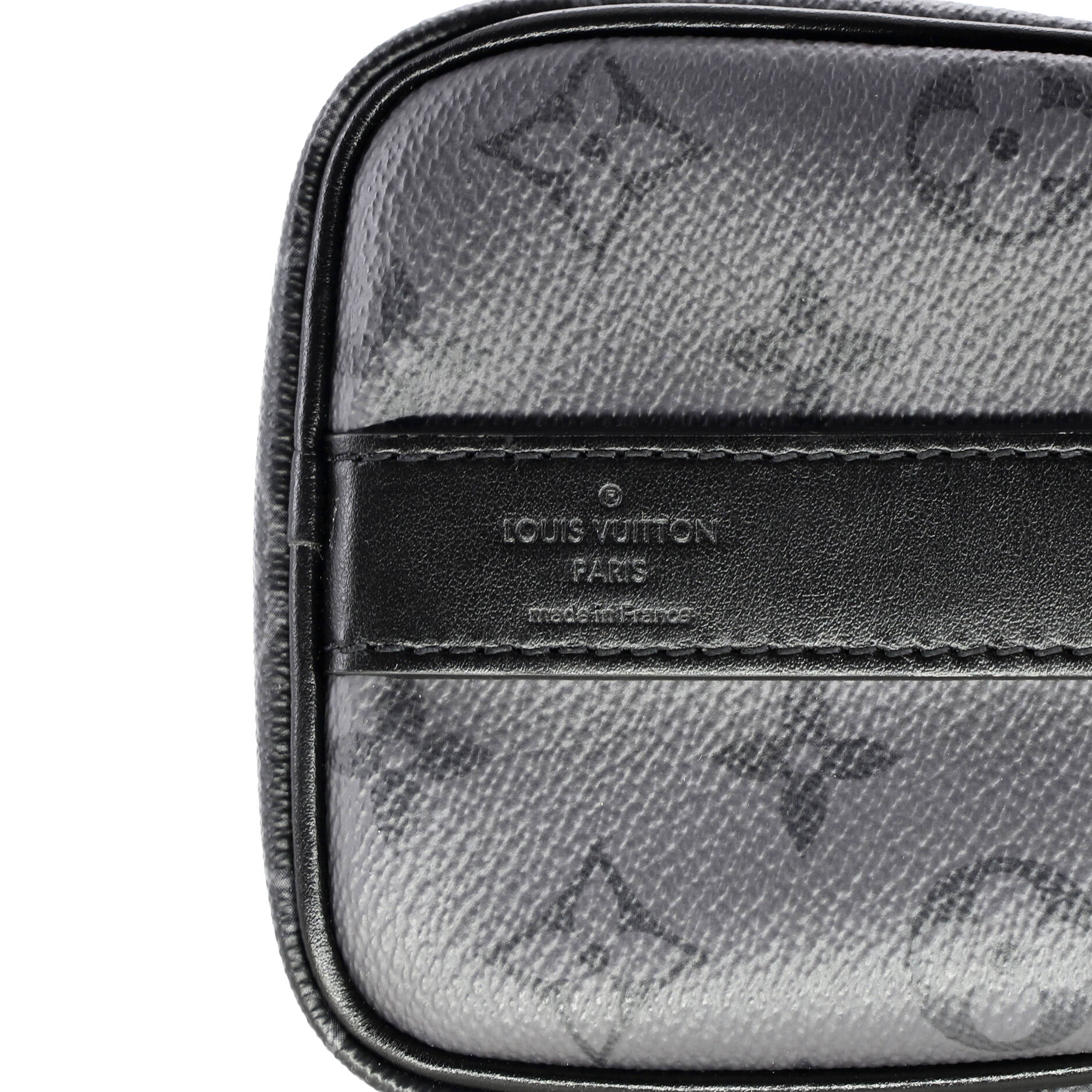 City Keepall Bag Reverse Monogram Eclipse Canvas