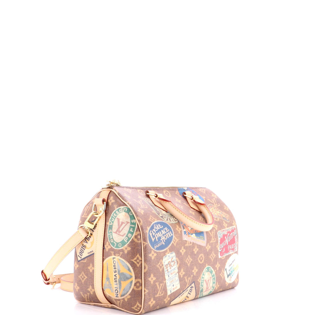 Speedy Bandouliere Bag Flight Mode Monogram Canvas 30
