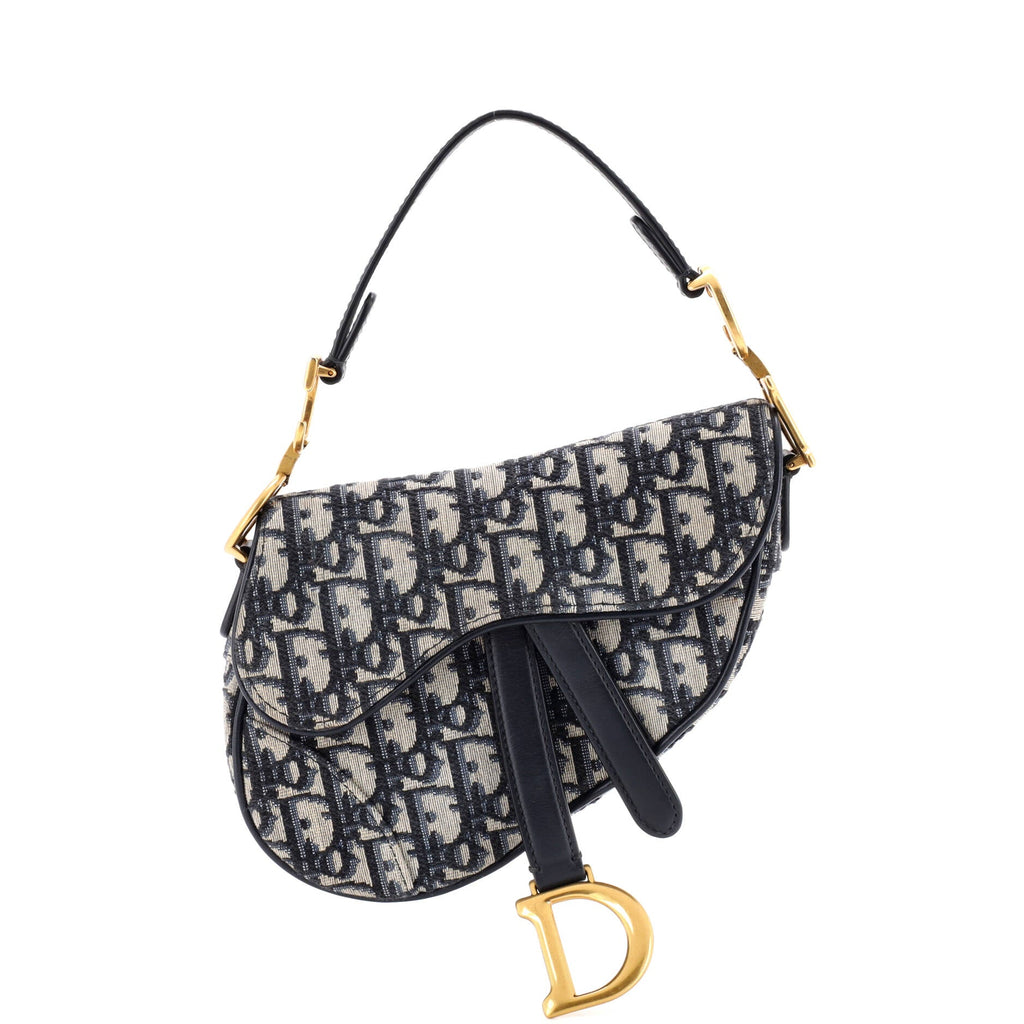 Saddle Handbag Oblique Canvas Mini
