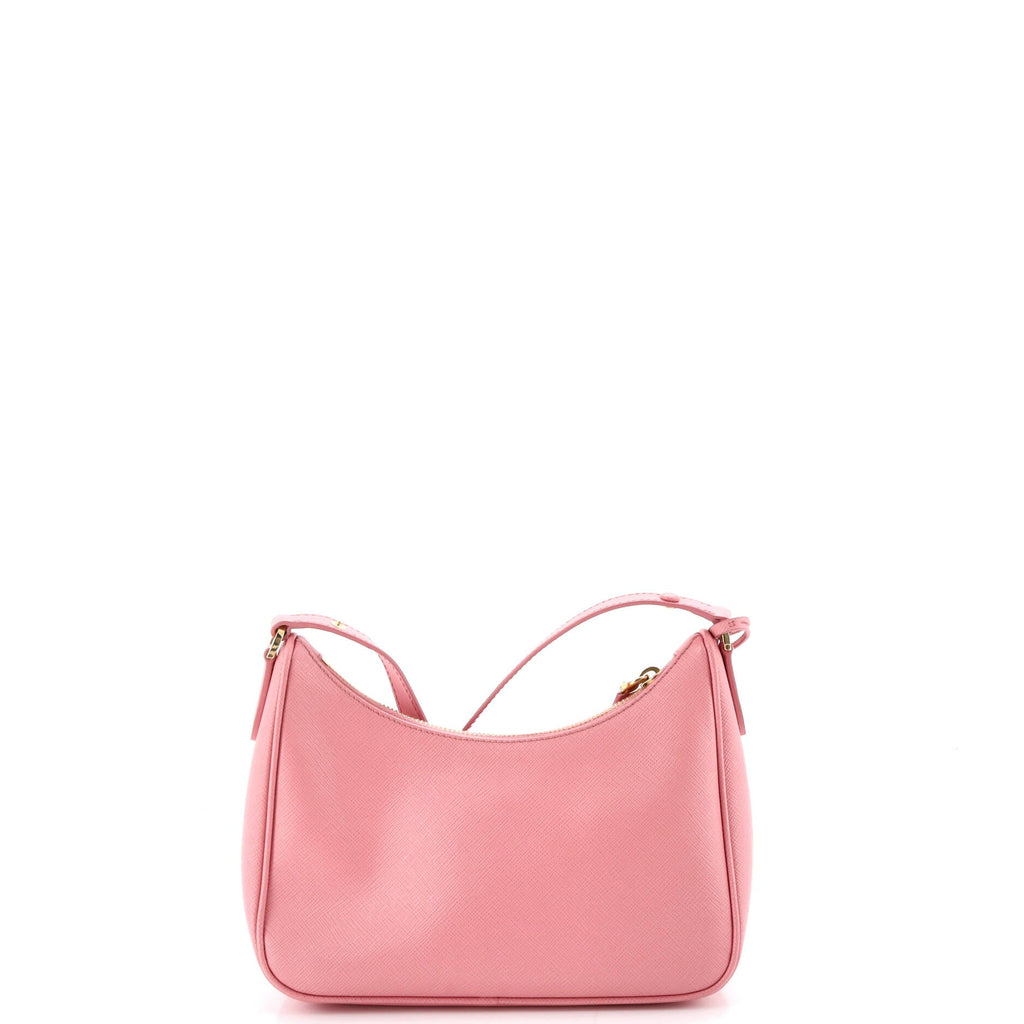 Re-Edition Hobo Saffiano Leather Mini