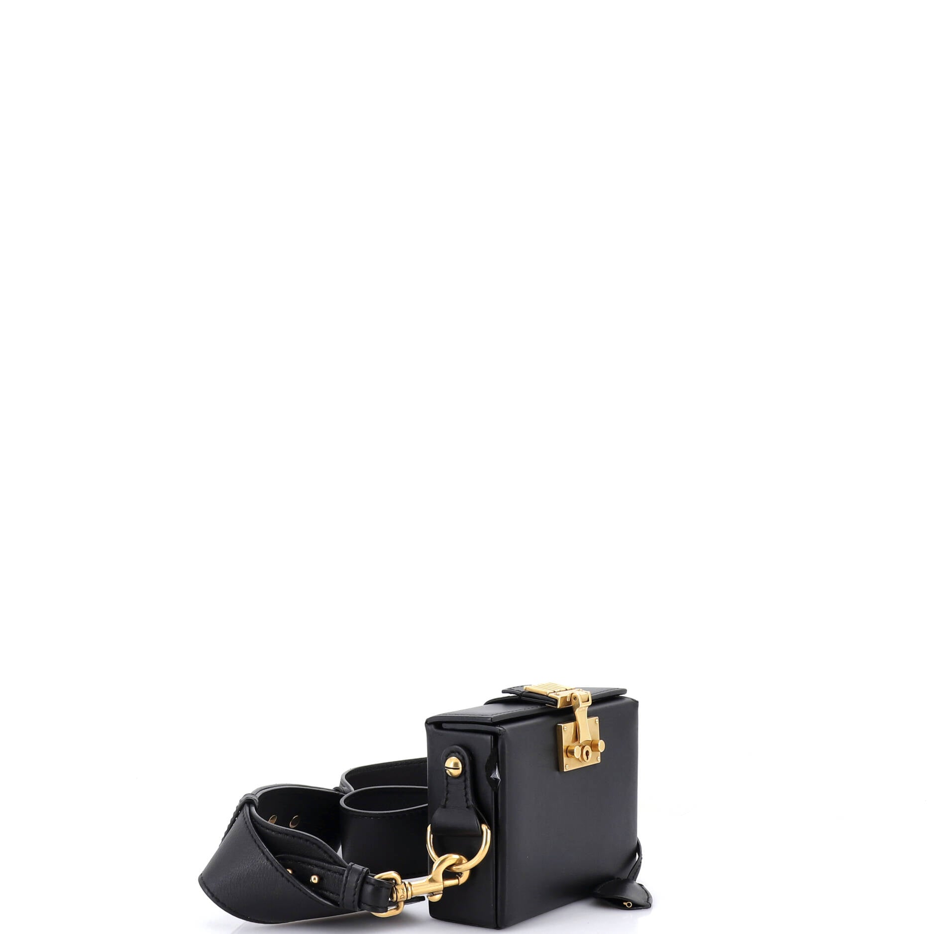 Dioraddict Lockbox Bag Leather Small