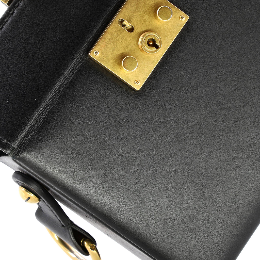 Dioraddict Lockbox Bag Leather Small