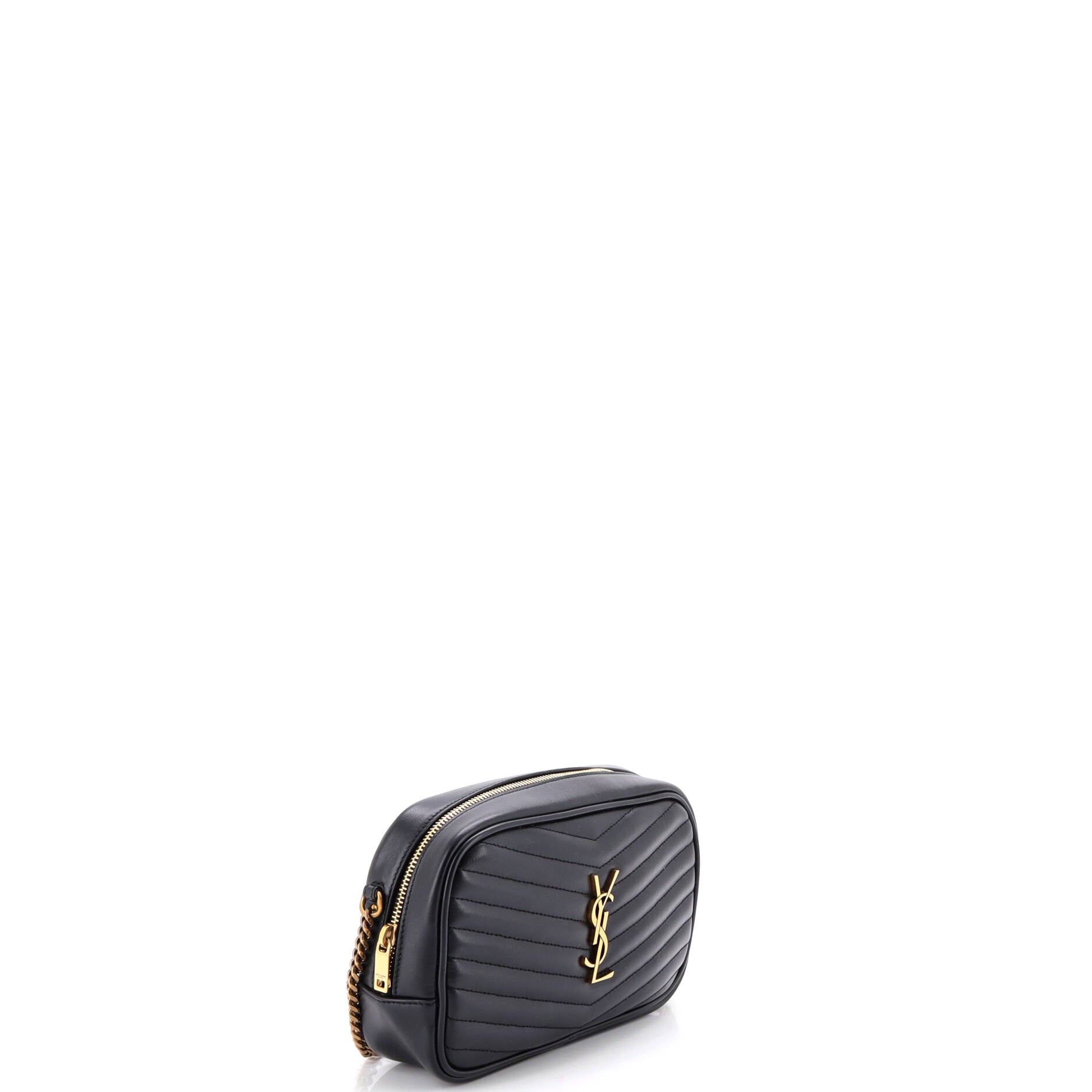 Lou Camera Bag Matelasse Chevron Leather Mini
