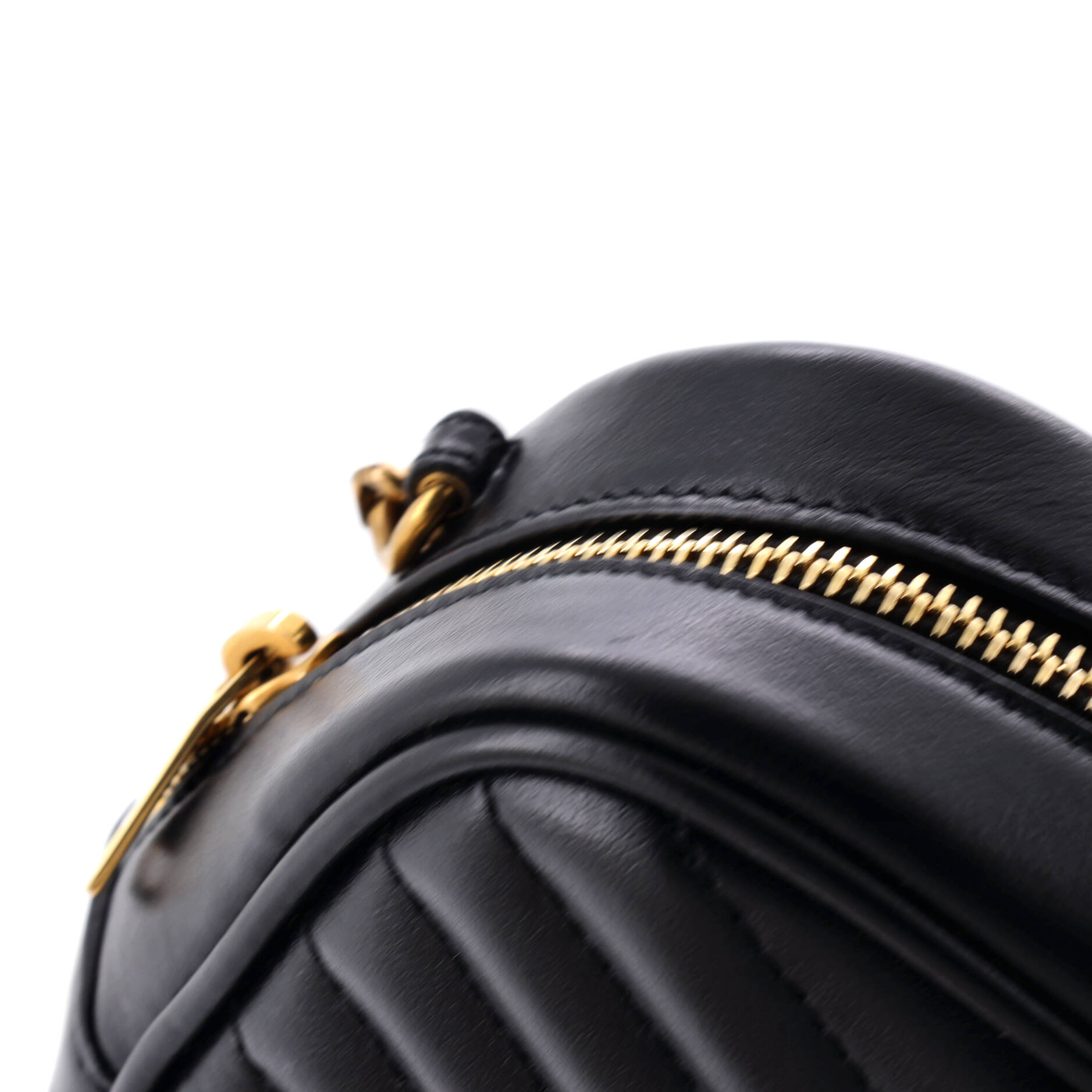 Lou Camera Bag Matelasse Chevron Leather Mini