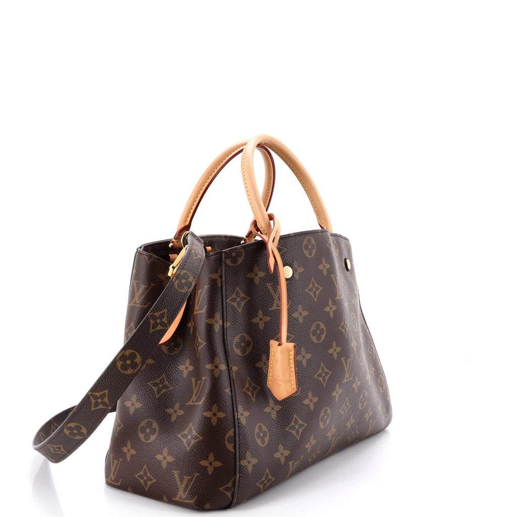 Montaigne Handbag Monogram Canvas MM