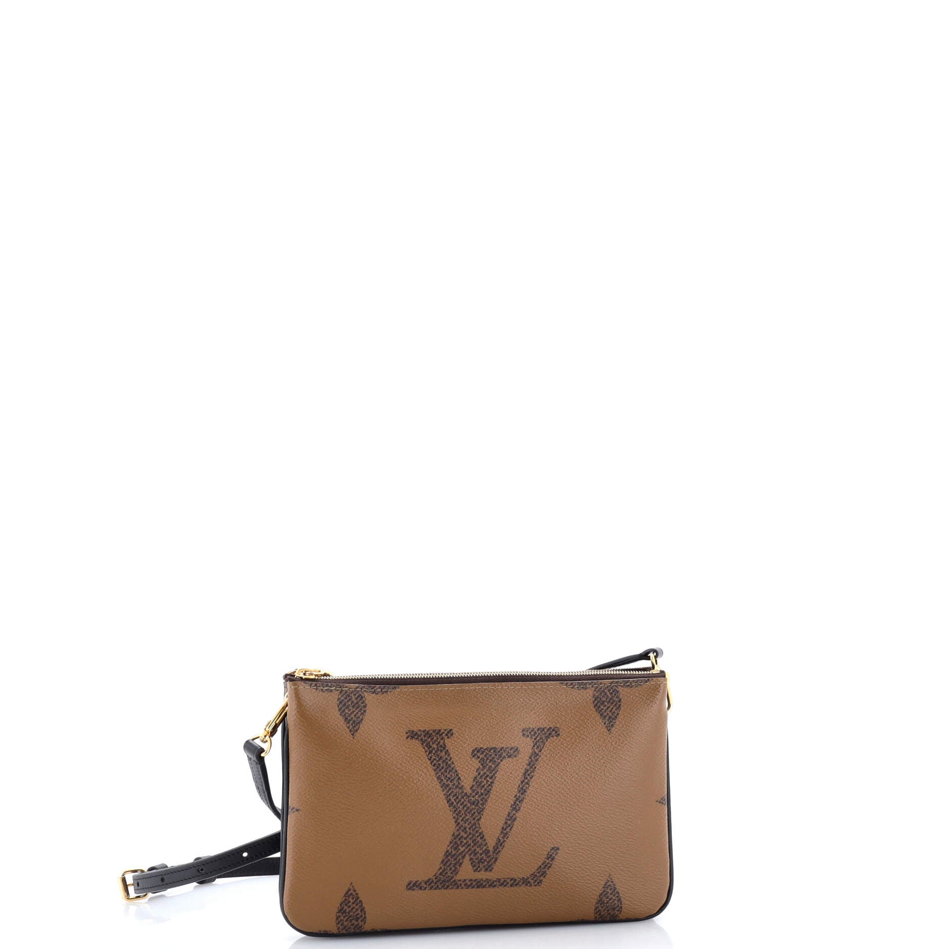 Double Zip Pochette Reverse Monogram Giant