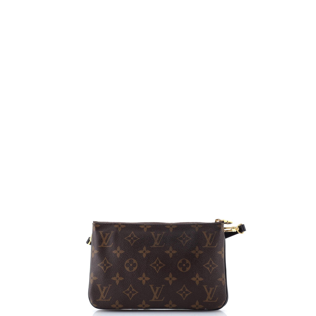 Double Zip Pochette Reverse Monogram Giant