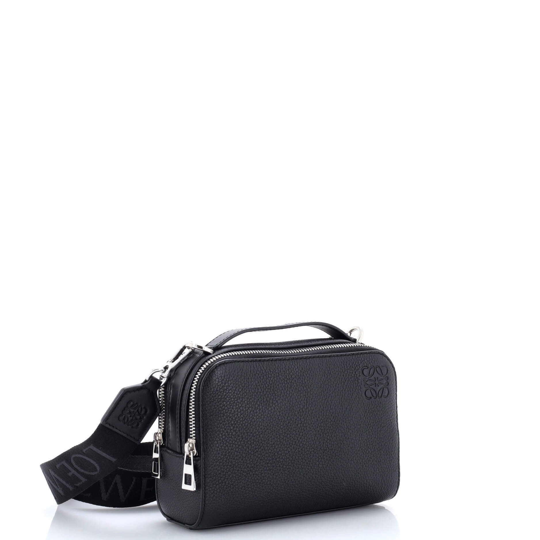 Camera Crossbody Bag Leather Mini