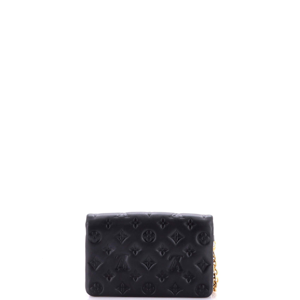 Coussin Pochette Monogram Embossed Lambskin