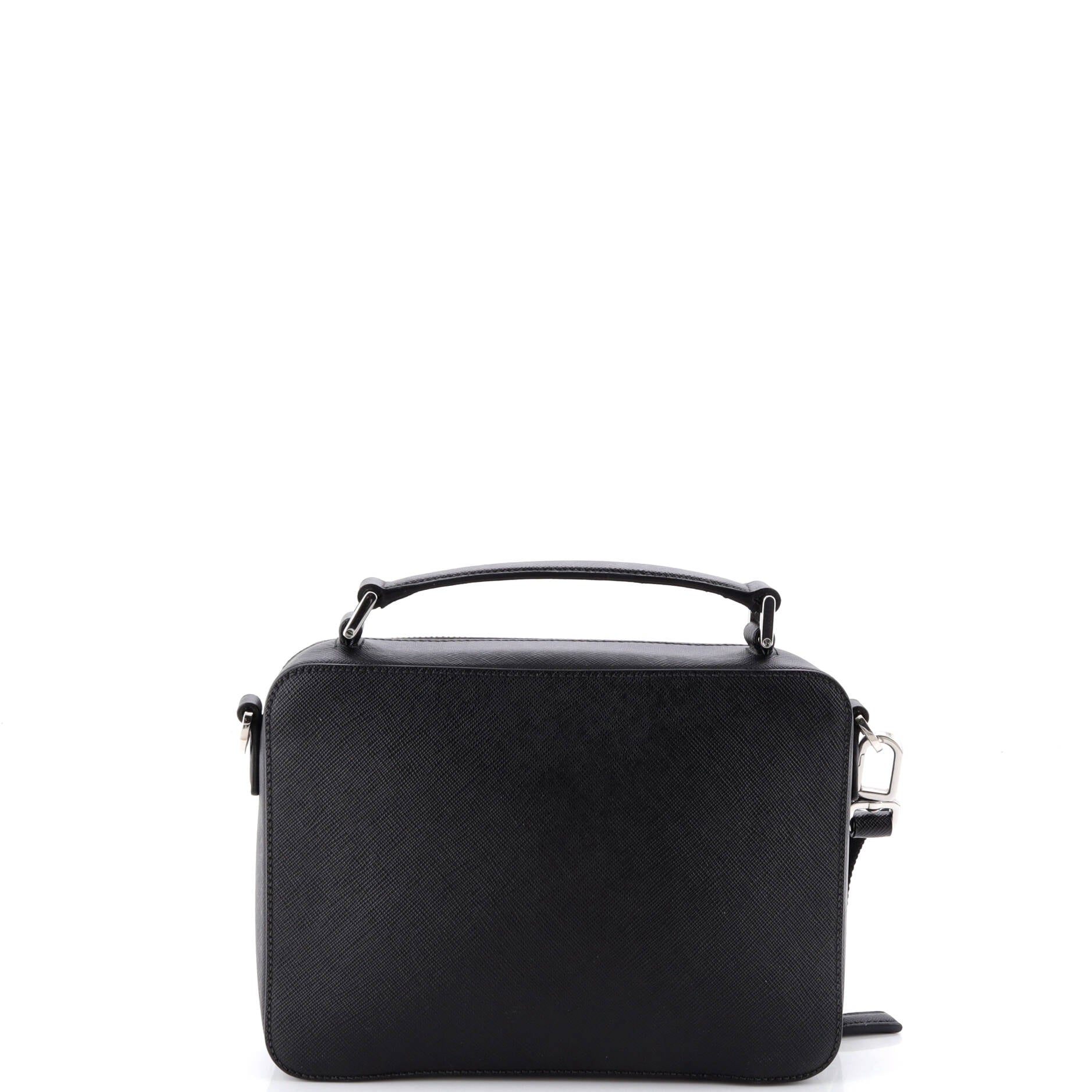 Brique Crossbody Bag Saffiano Leather Small