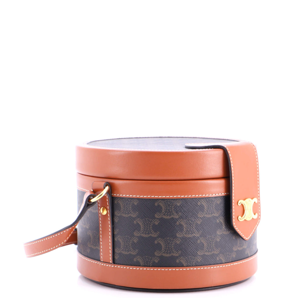 Tambour Bag Triomphe Coated Canvas Medium